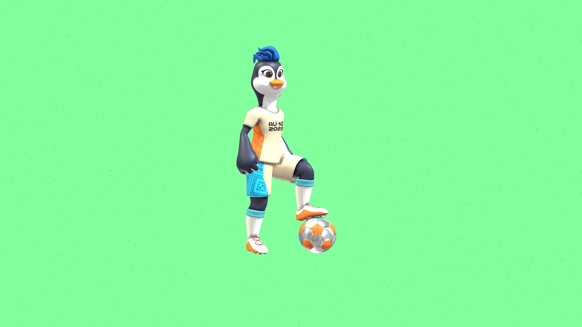 Women’s World Cup 2023  Mascot 3d model