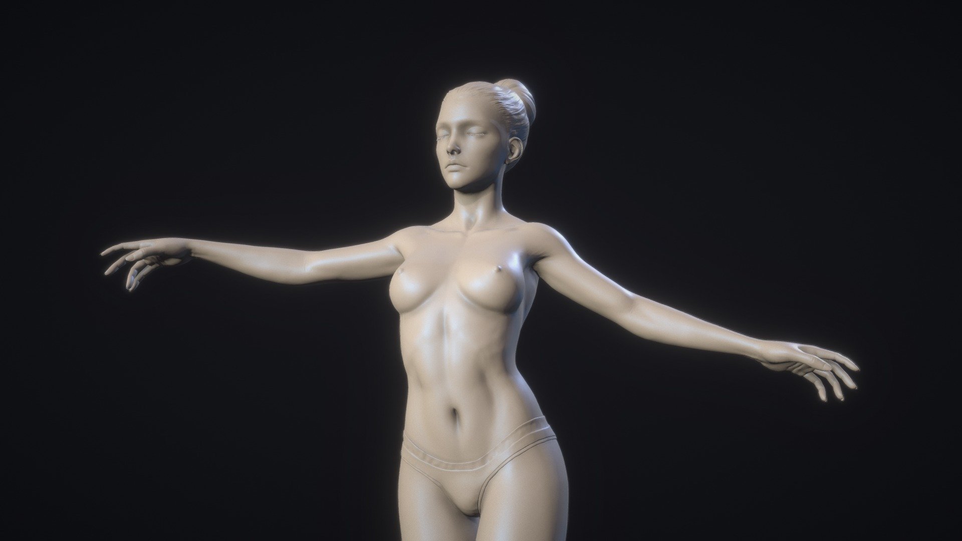 Ballerina Test 3d model