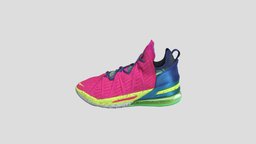 Nike LeBron 18Los Angeles By Night _DB7644-600