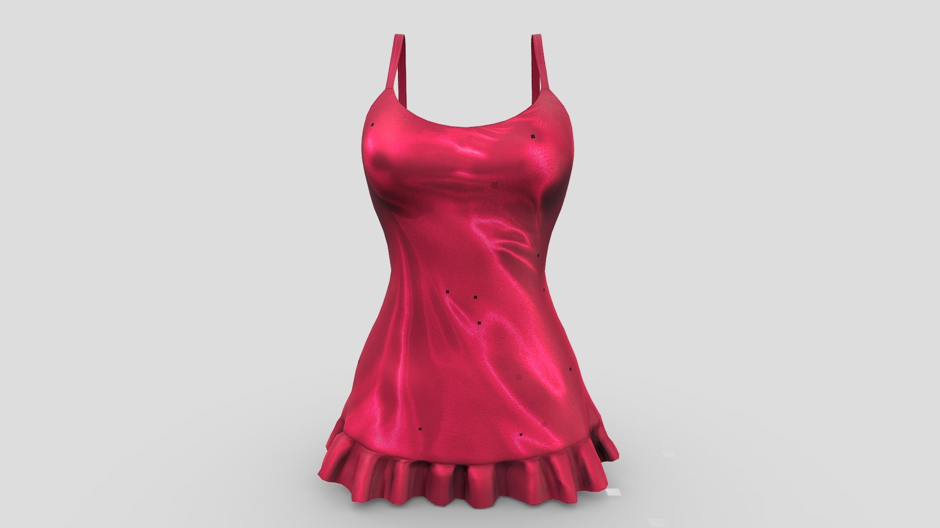 Female Lingerie Camisole 3d model