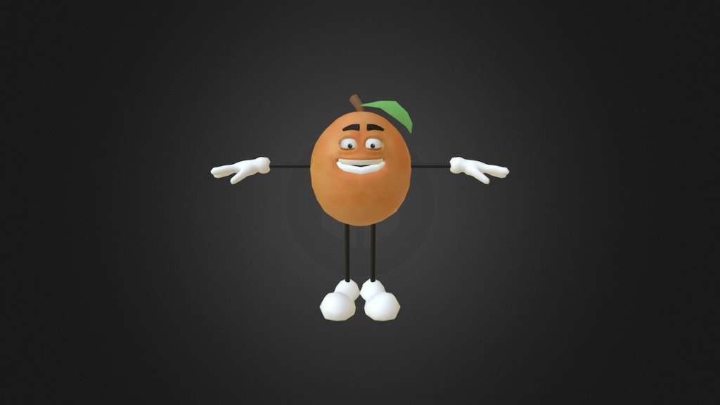 Orange- Sketchfab1 3d model