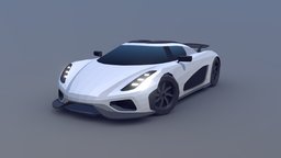 Hades: Low Poly Koenigsegg Regera