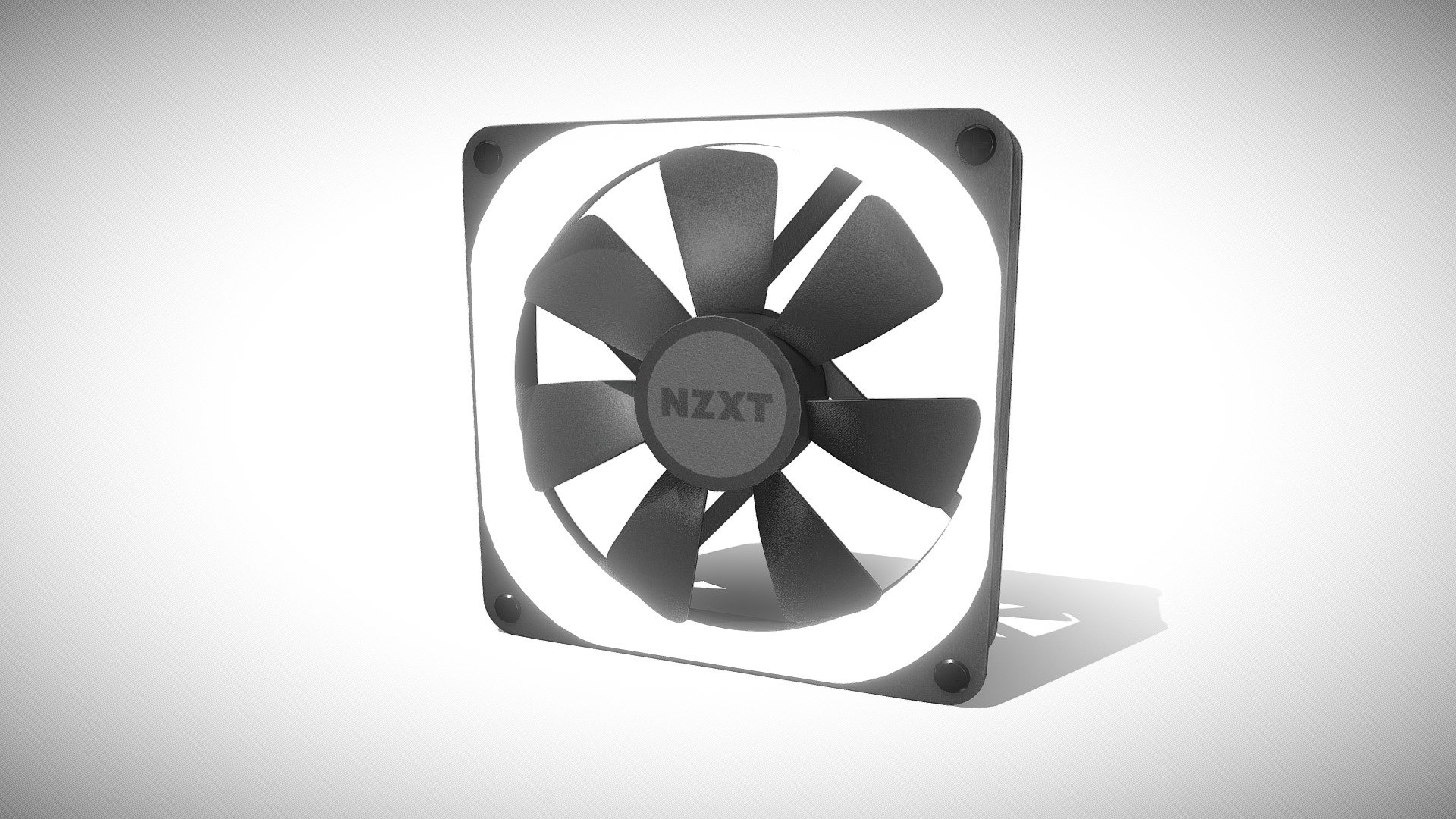 NZXT Aer P120 120mm Case Fan 3d model