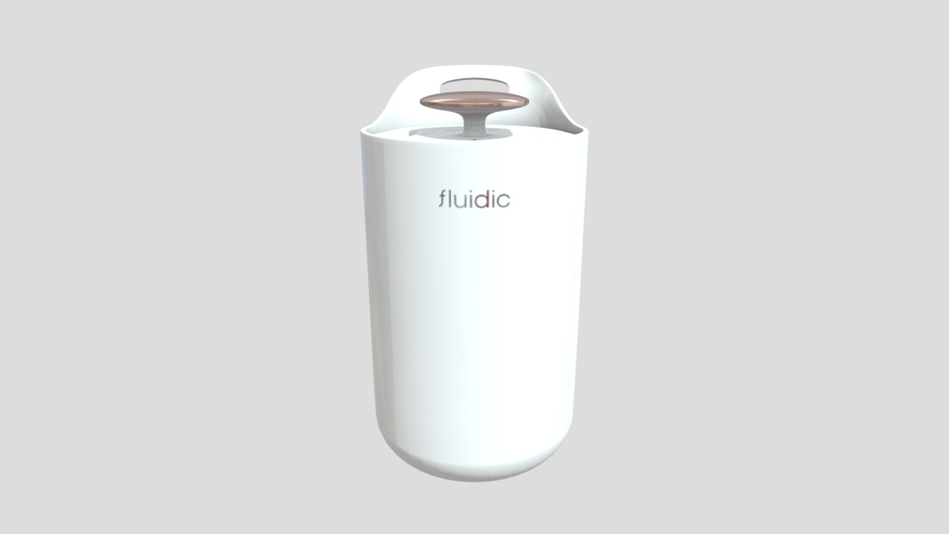 Fludic vacuum food waste bin 3d model