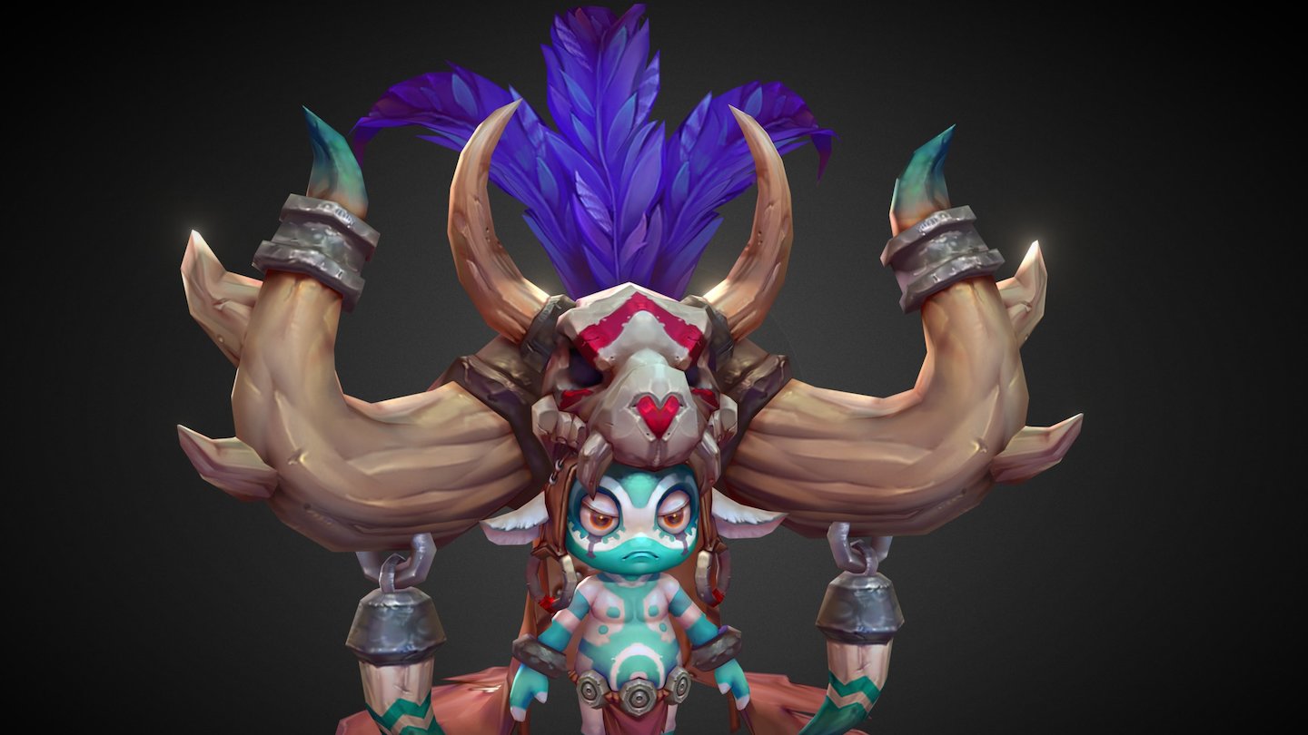 earthcaller Mih (Shaman) 3d model