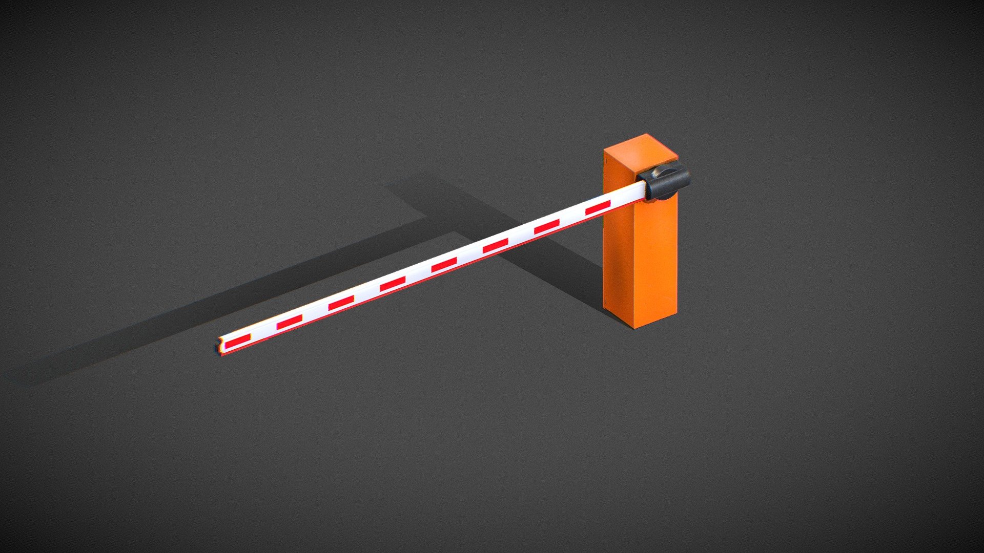 Traffic Car Barrier 3d model