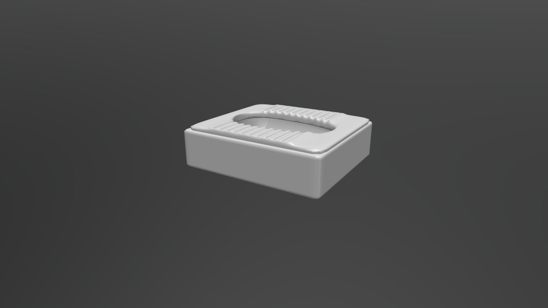 indian squat toilet 3d model