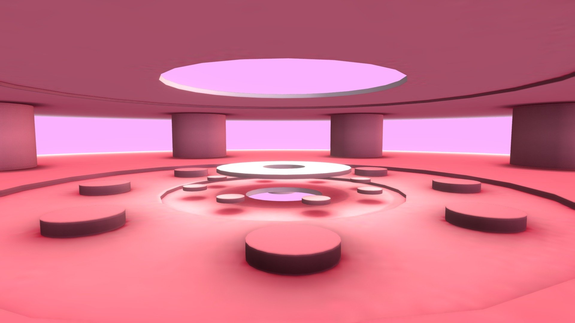 CIRCULAR LOBBY 3d model