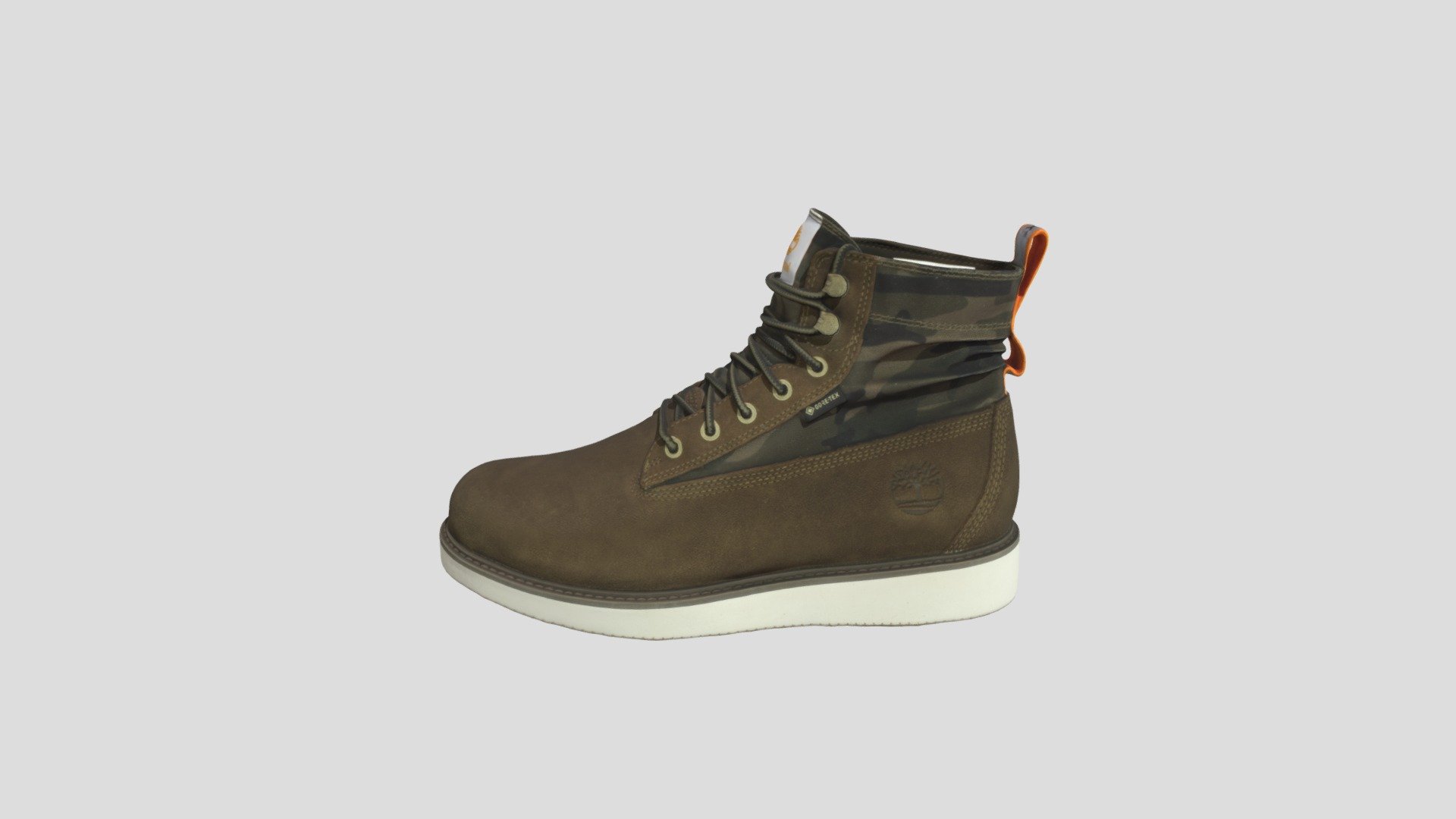 Timberland添柏岚 户外休闲鞋 橄榄色 宽版_A41ZX 3d model