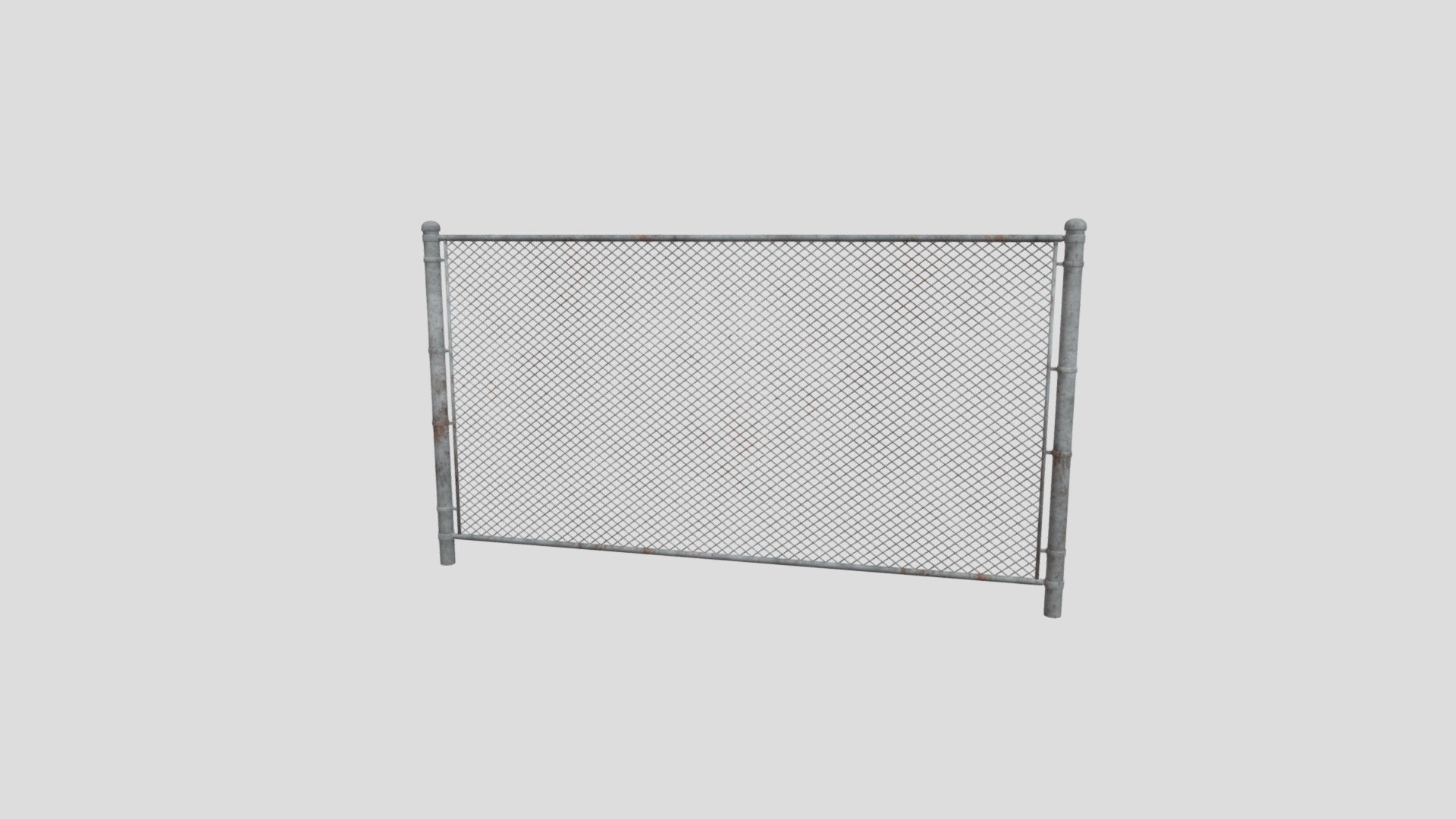 Chain Link Fence 3d model