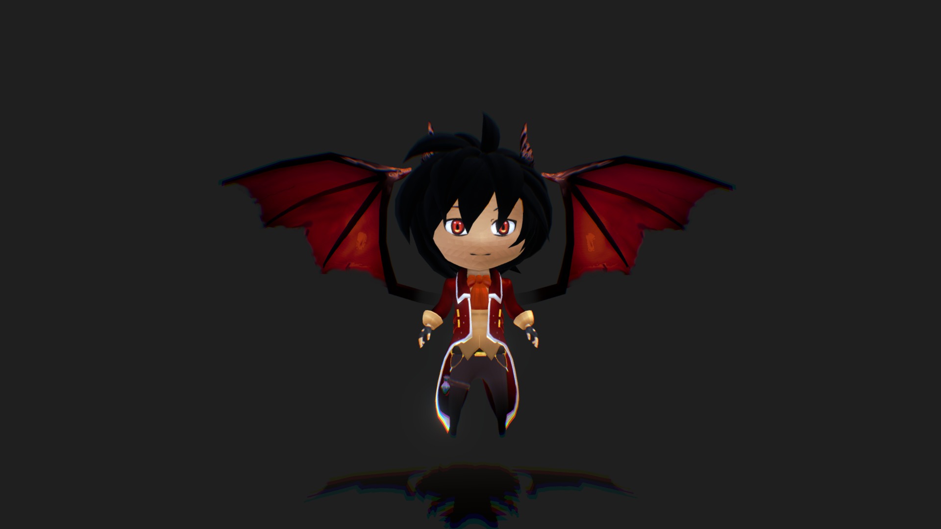 Deo-Demon Chibi 3d model