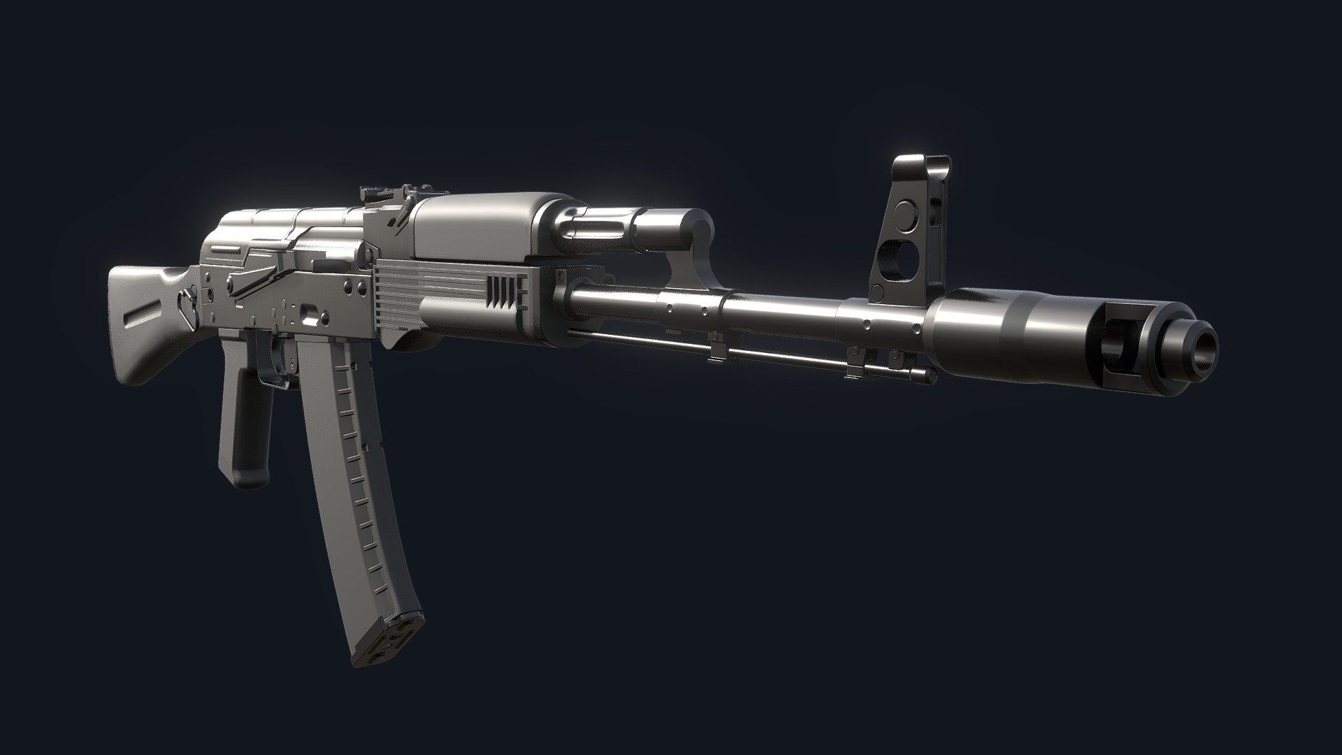 AK74m 3d model