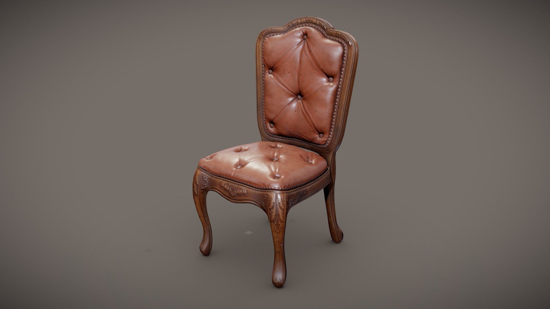 Ornate chair 3d model