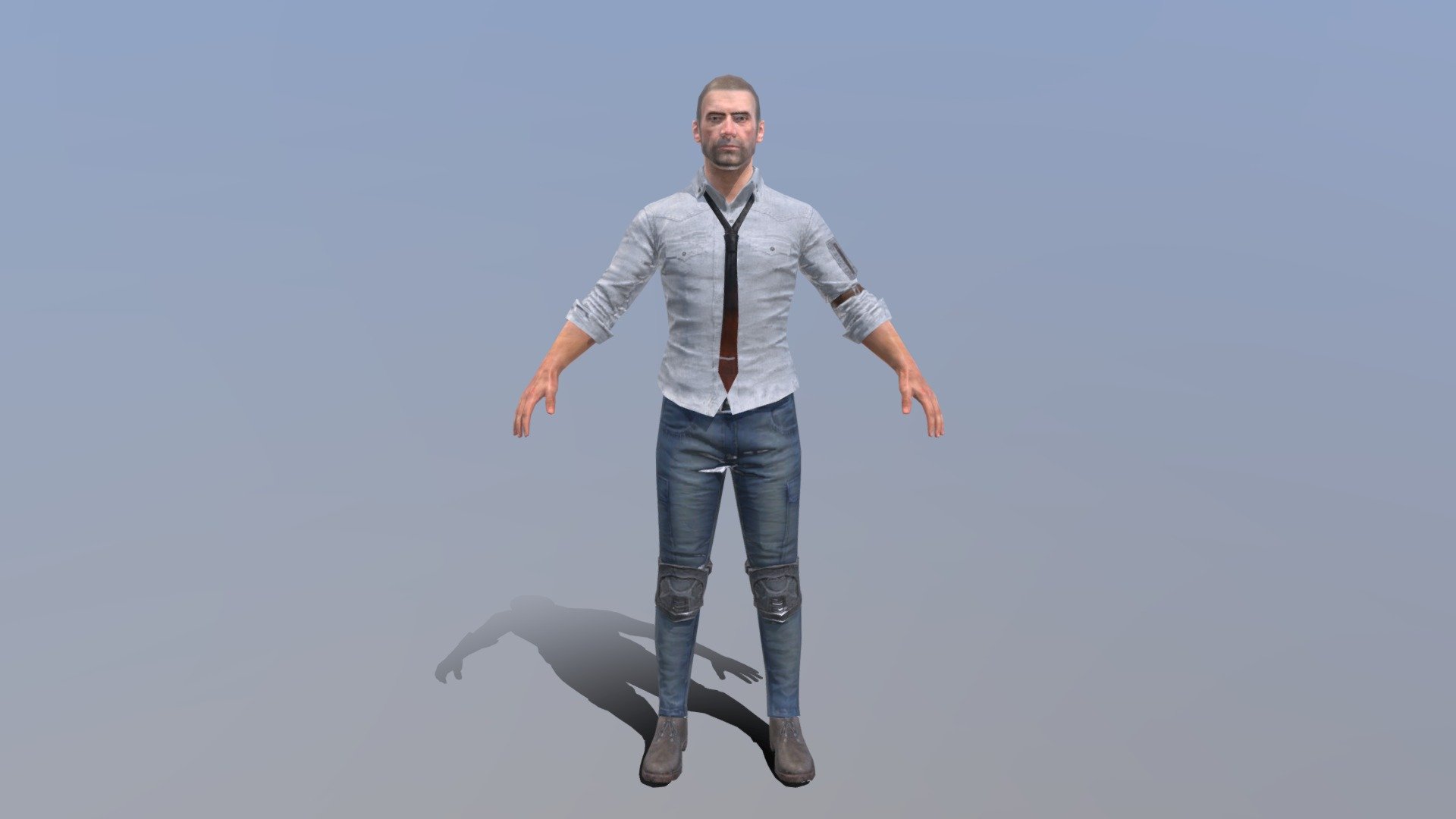 Pubg Character 3d model