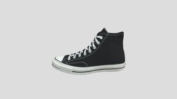 Converse CHUCK TAYLOR 1970s 麂皮 黑色_166216C