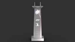 F1 Miami Trophy 3D