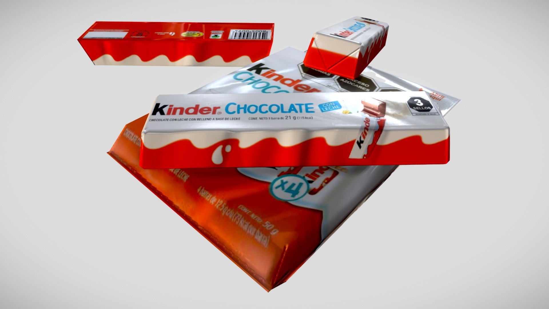 kinder Chocolate 3d model