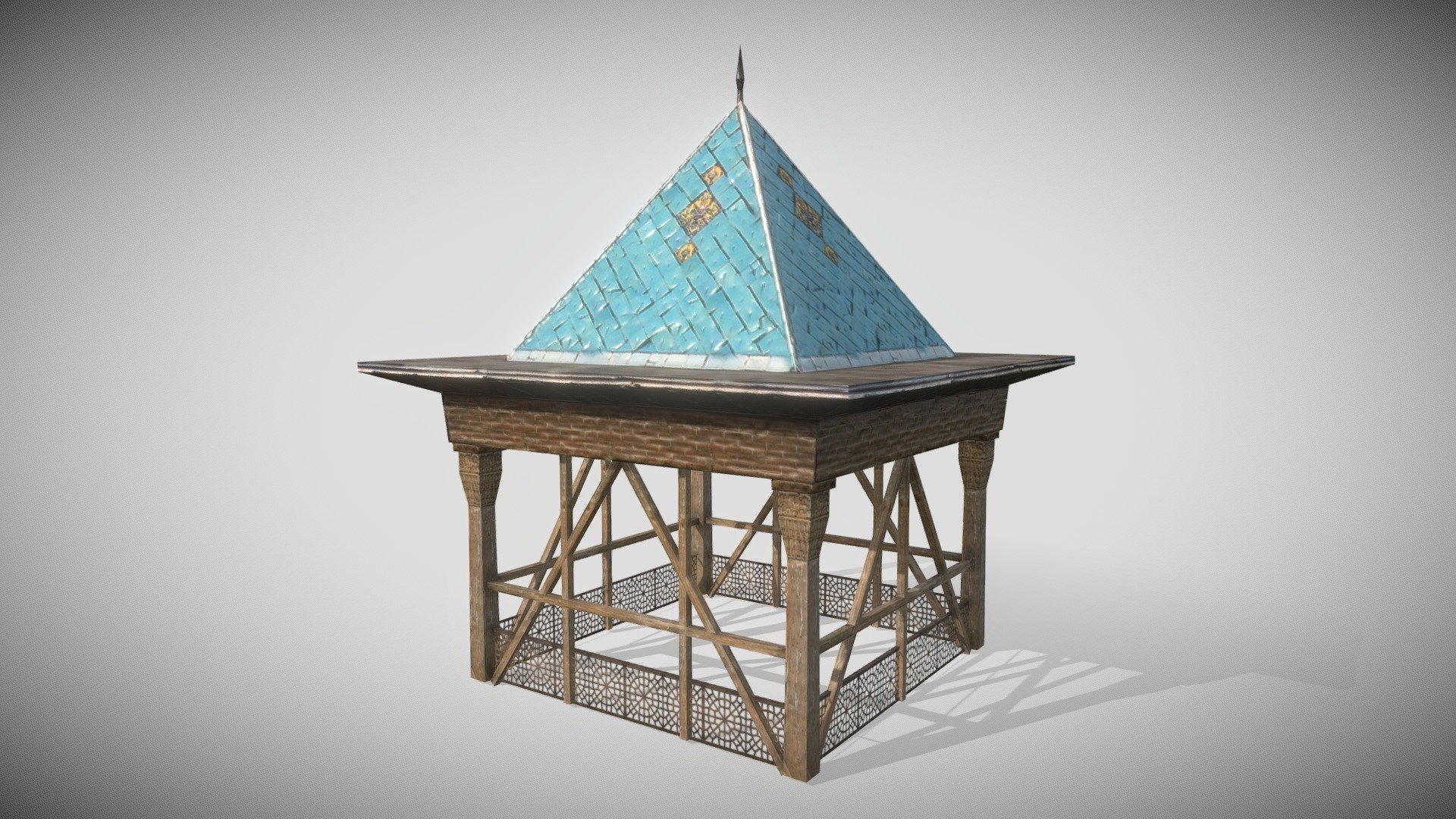 Minaret 3d model