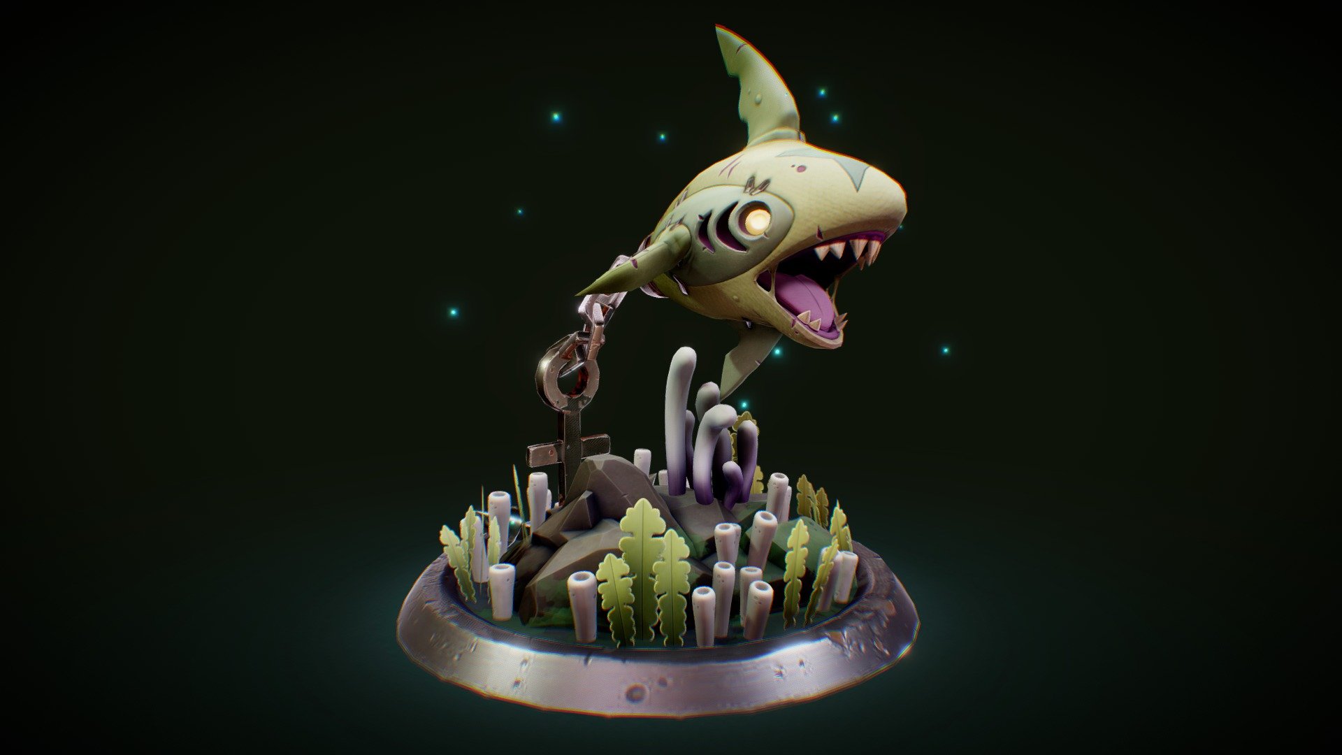 Undead Sharpedo 3d model