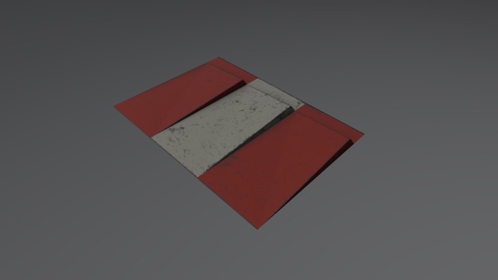 Road Kerb 3d model