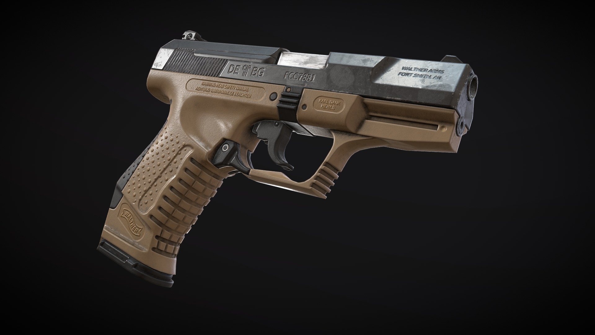 Walther P99 3d model