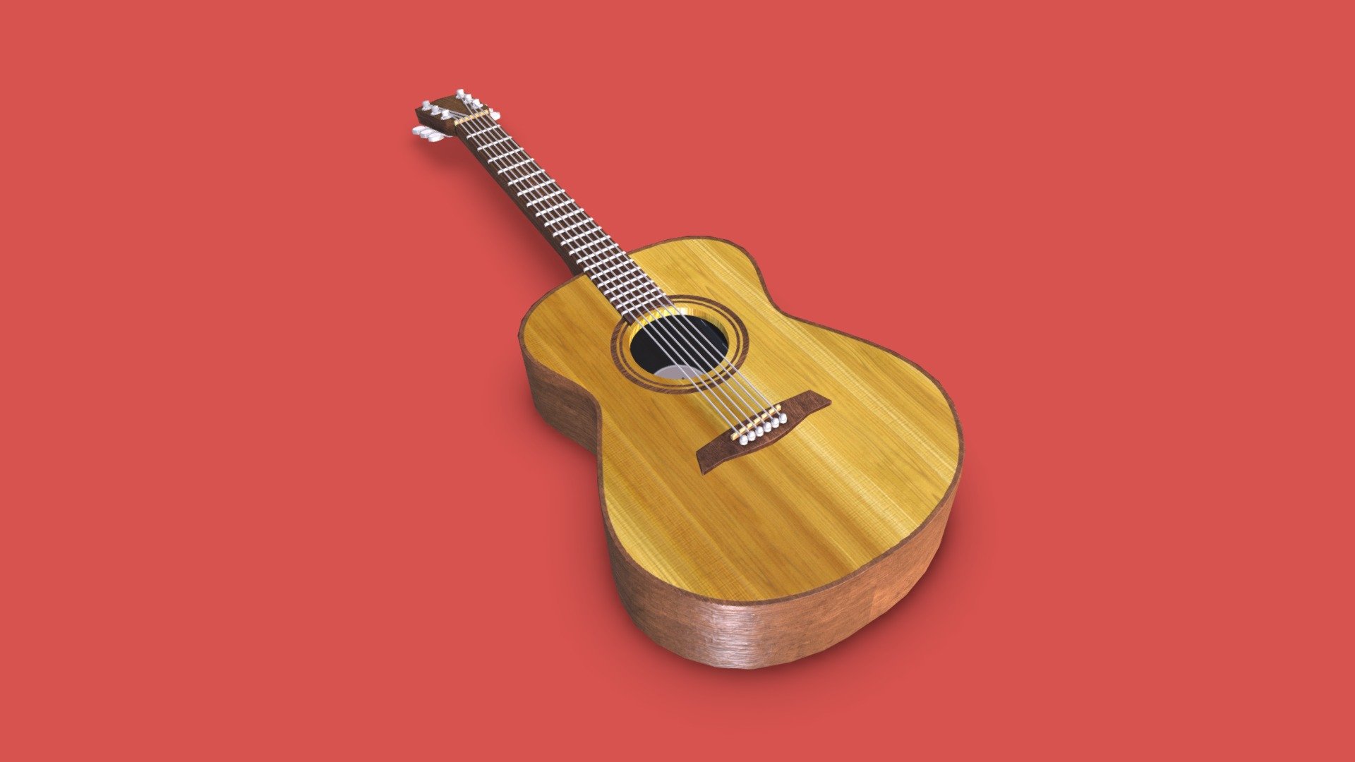 guitar 3d model