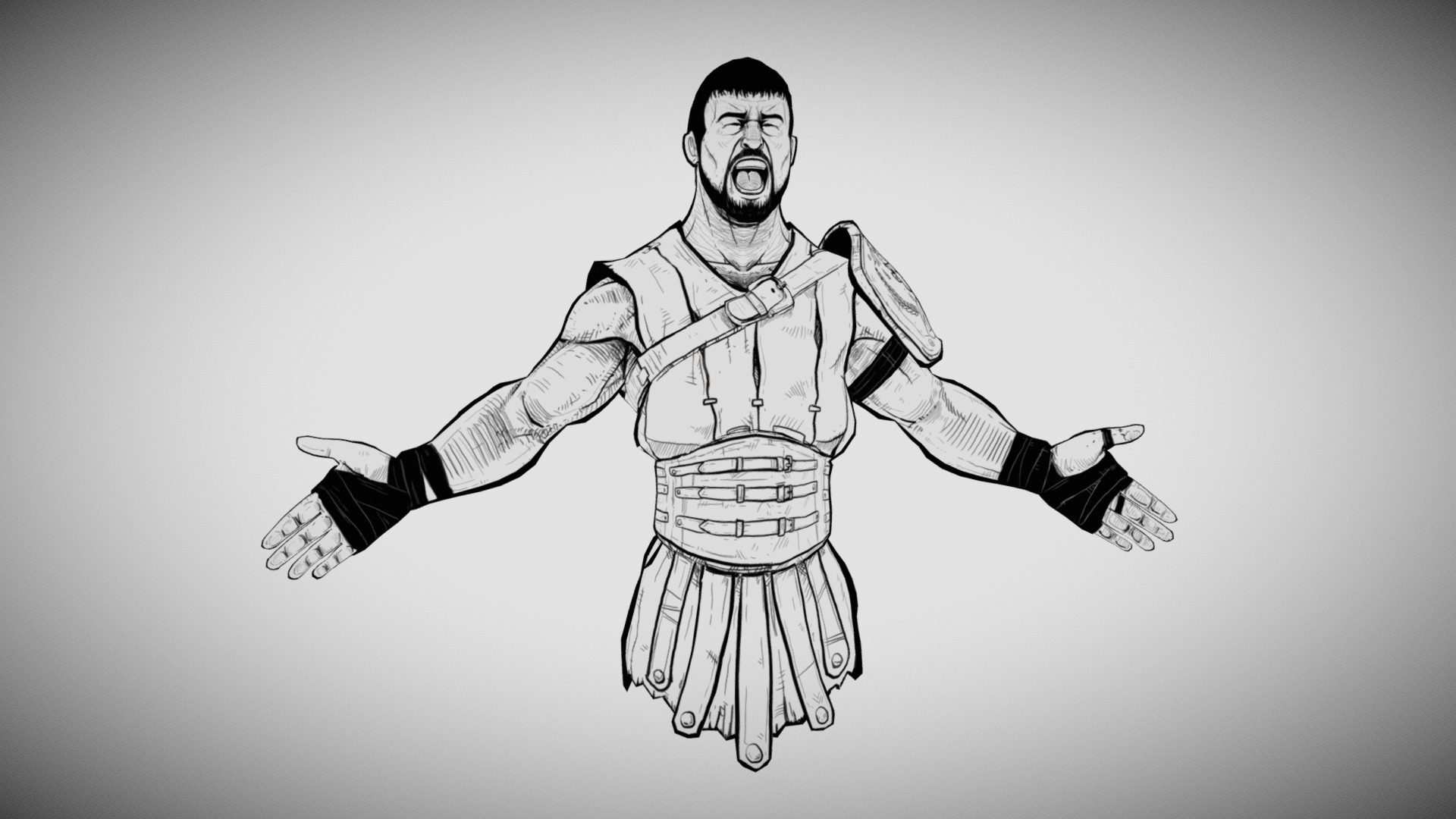 Gladiator 3d model