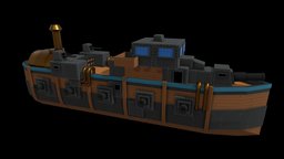 Broadsider war ship