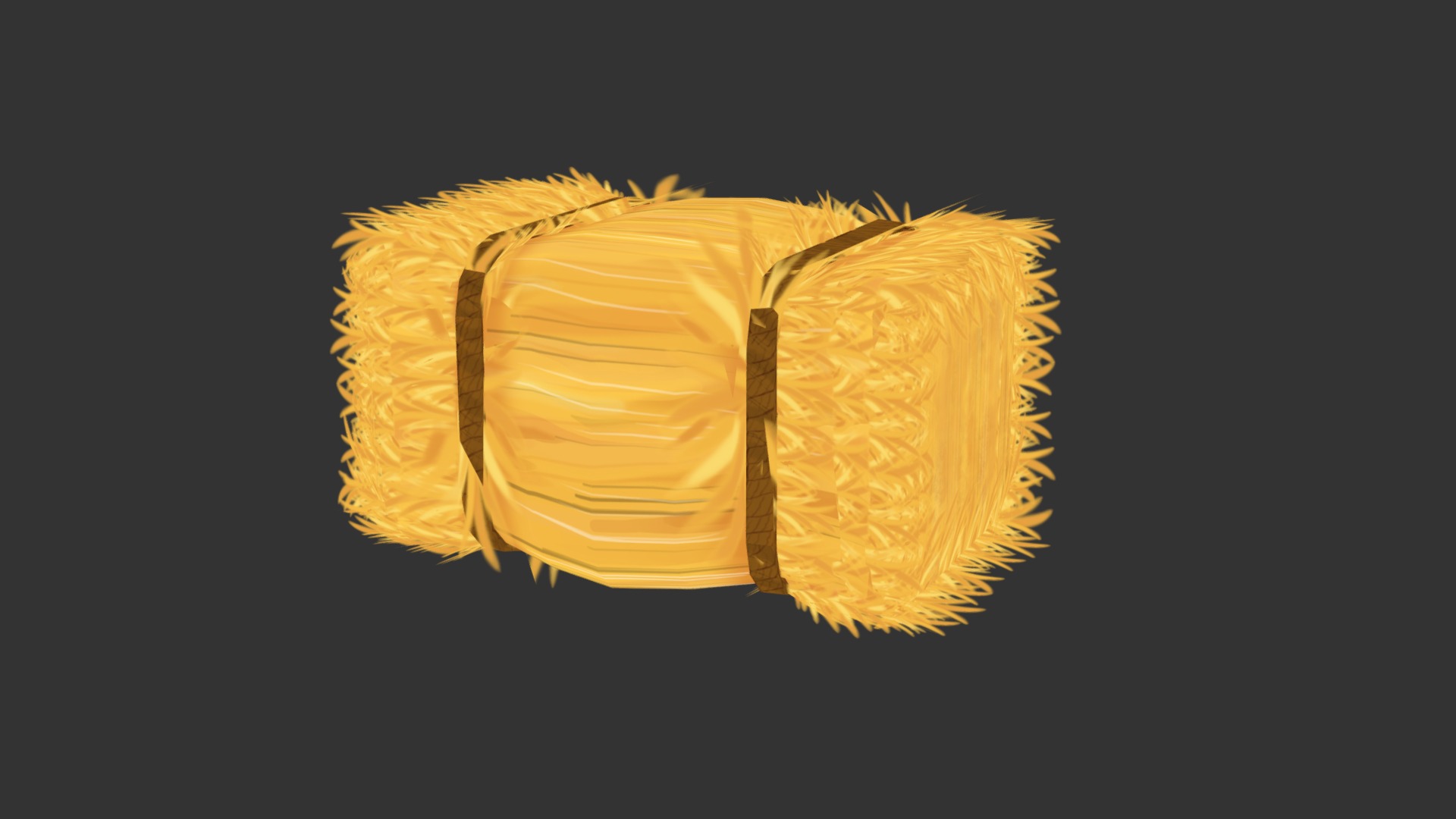 Hay bale 3d model