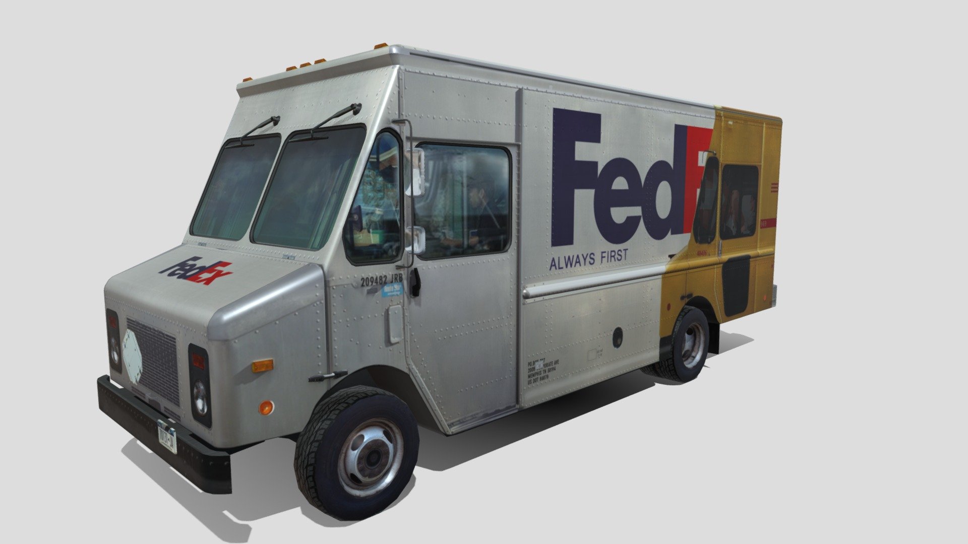 Morgan Olson Fedex delivery truck 3d model