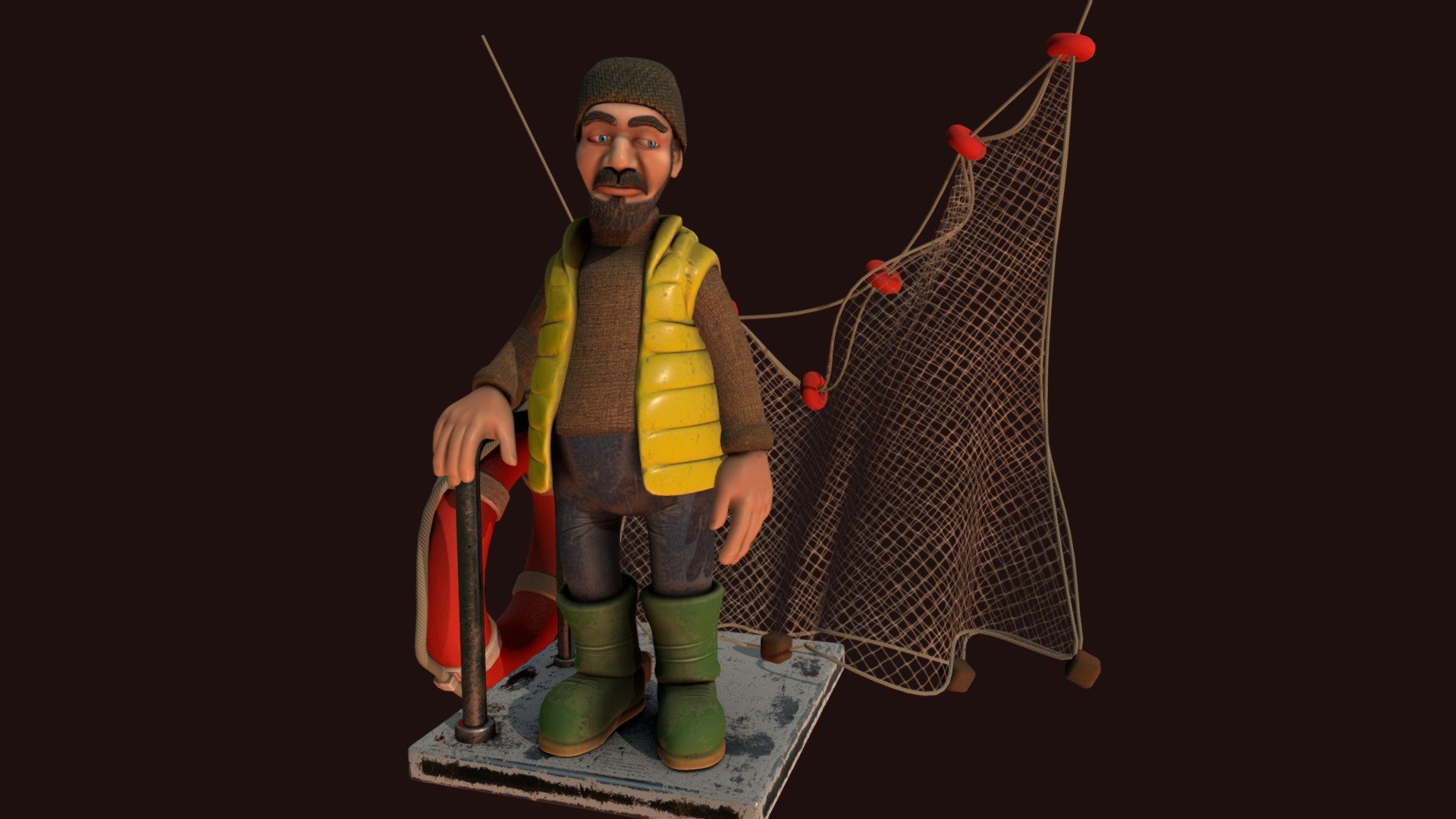 seaman 3d model