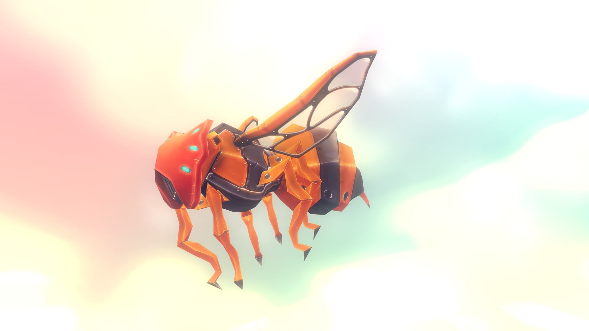 Robotic Wasp 3d model