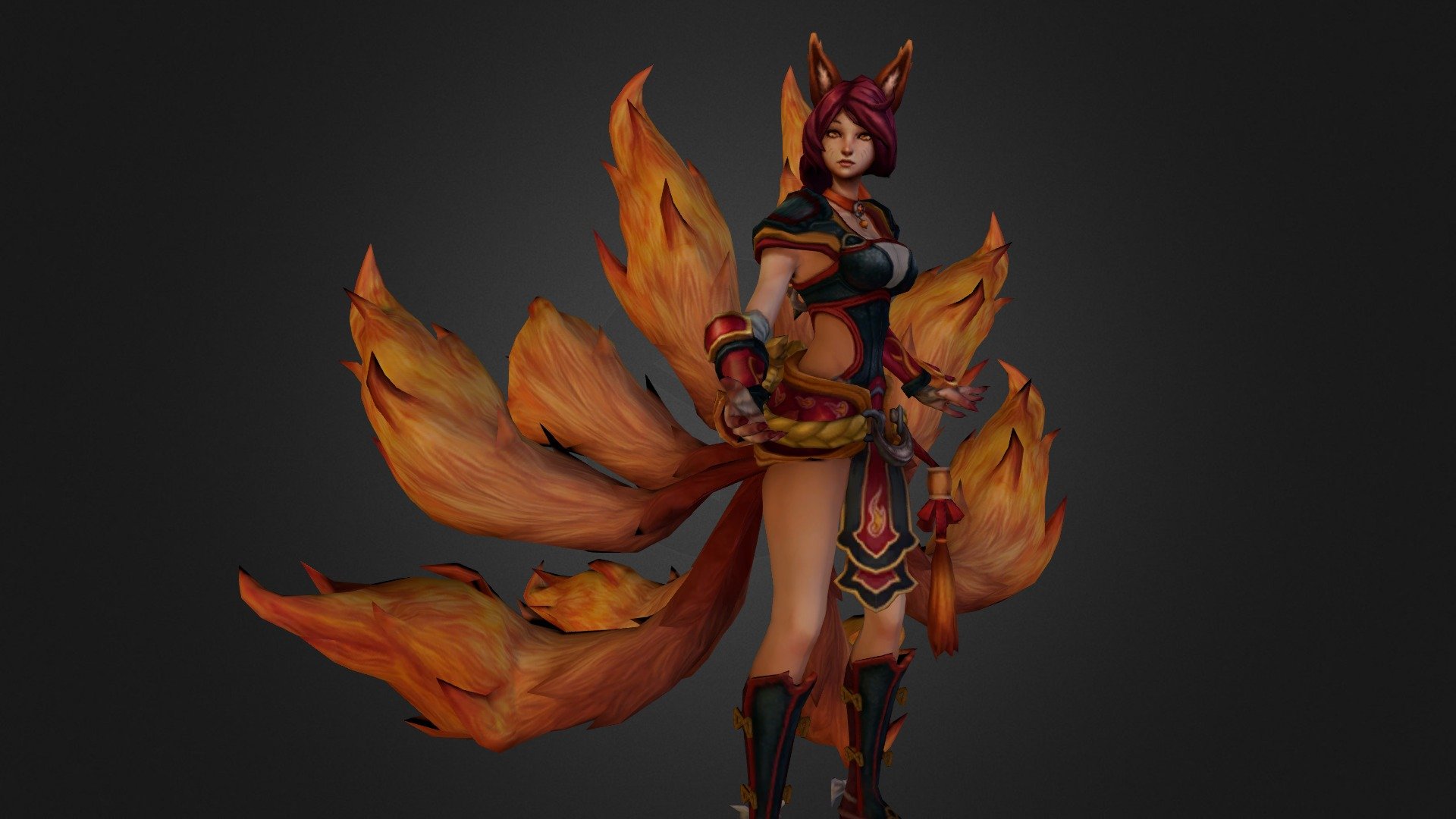 Foxfire Ahri 3d model