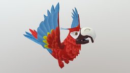 Low Poly Parrot