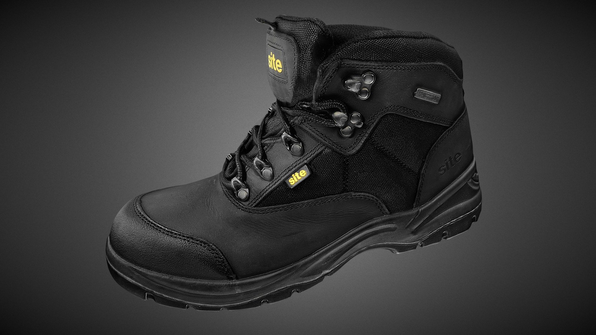 Sitesafe  black safety boot 2018 3d model