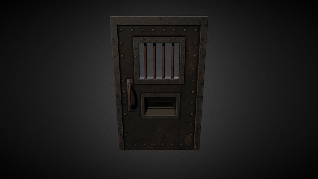 Prison door 3d model