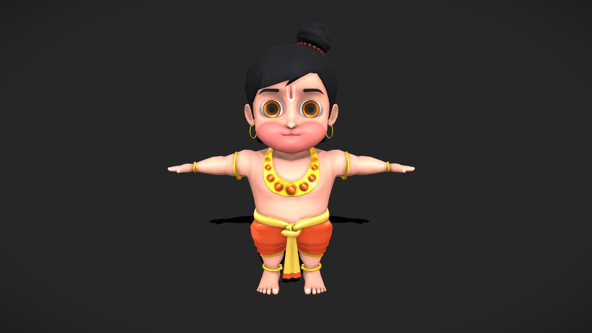 Chhota Hanuman / Bal Hanuman 3d model