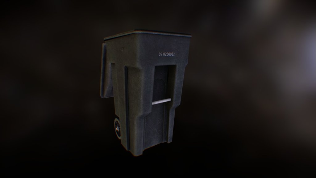 env_trashbin_open 3d model