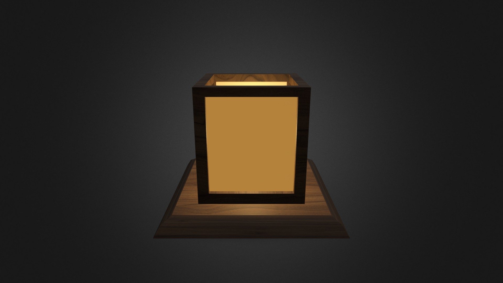 Water Lantern 3d model