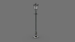 Lowpoly Lamp Post