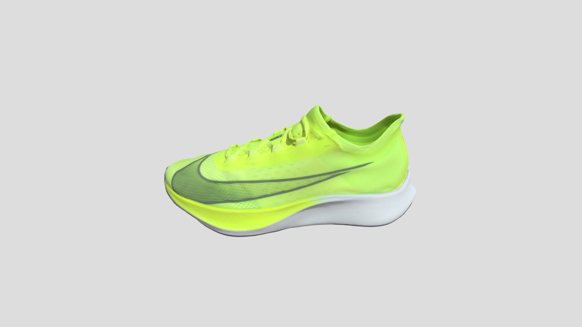 Nike Zoom Fly 3 荧光黄_AT8240-700 3d model