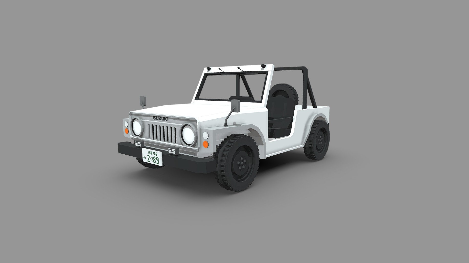 Suzuki Jimny 55/SJ10 (Minecraft) 3d model