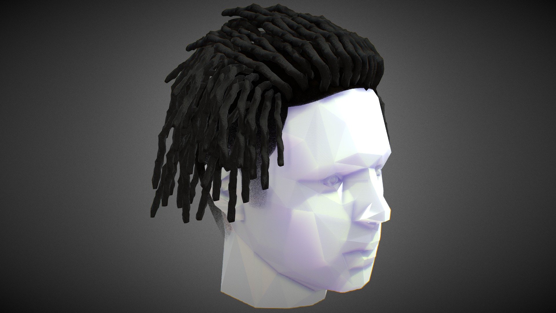 Short Dreads 4 3d model