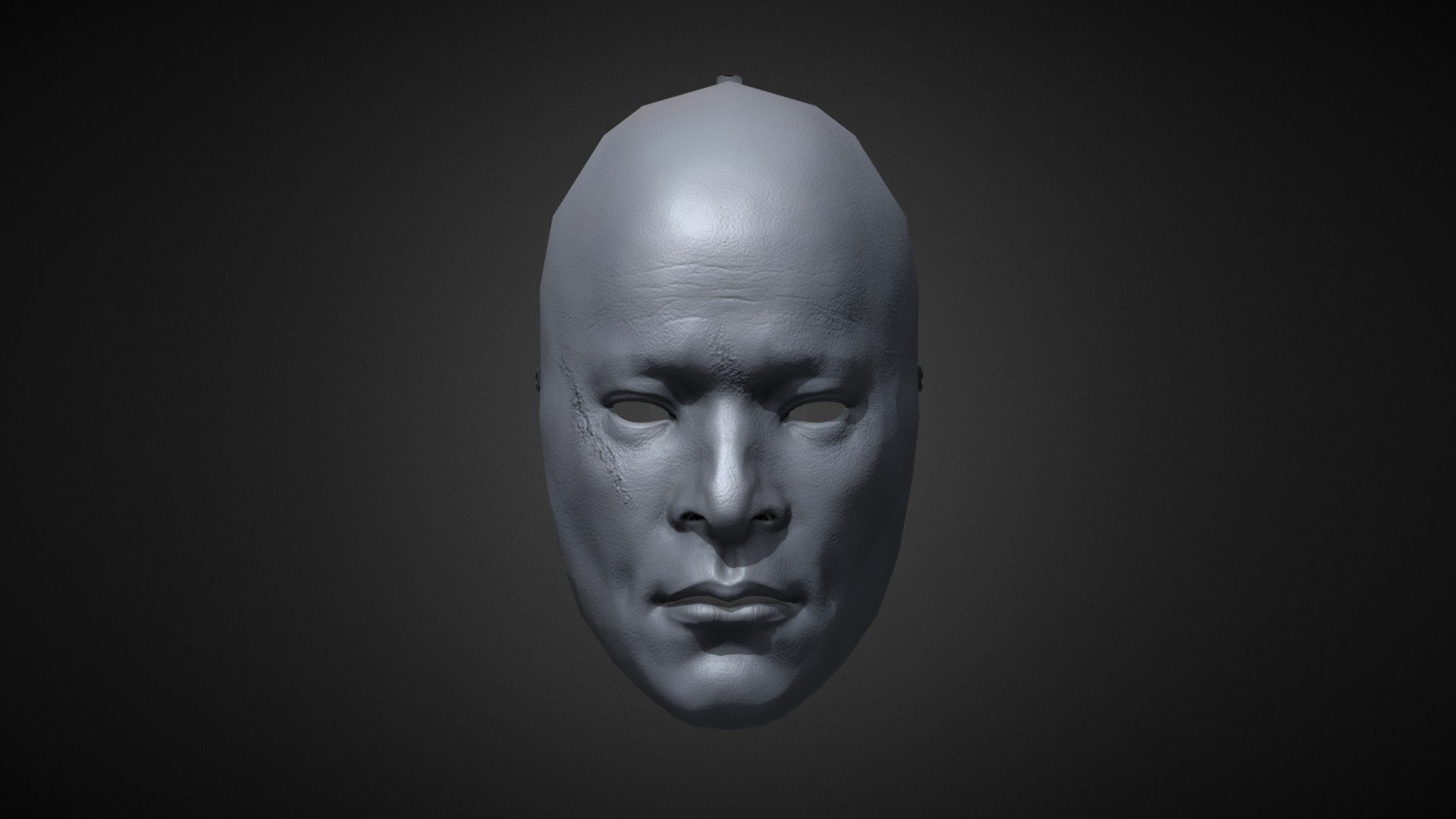 Man face_LP 3d model