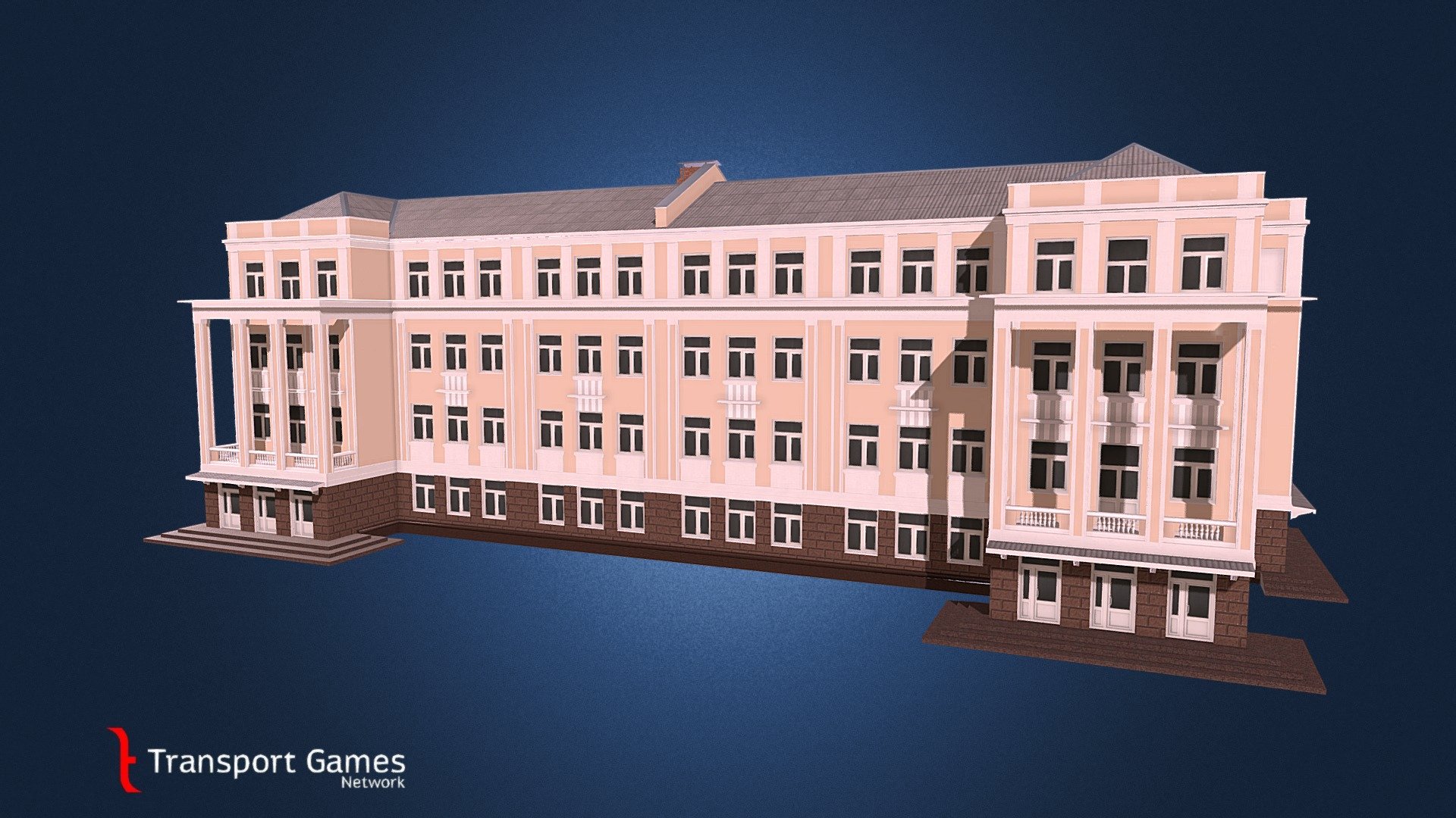 School (architect Kodner) 3d model