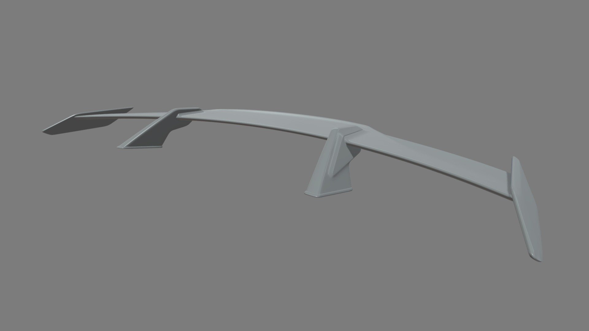 Car Spoiler 09 3d model