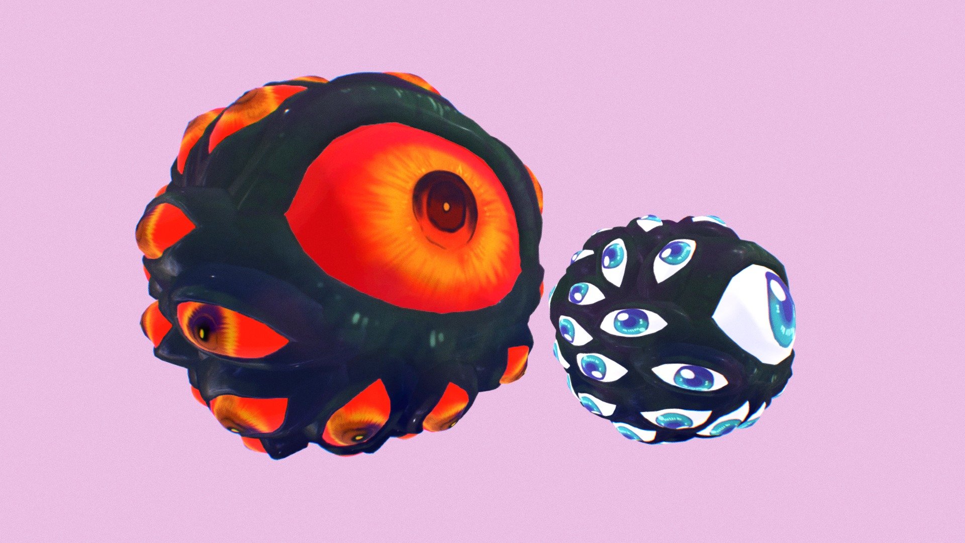 Eye Monster Vtuber 3d model