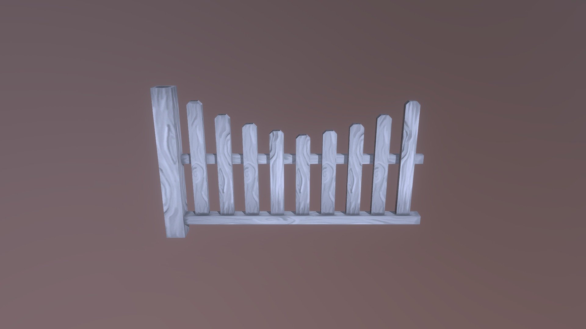 Fence 3d model