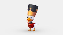 Cartoon duck guard