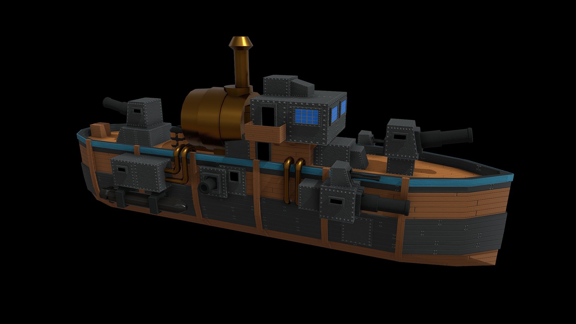 War Ship Destroyer 3d model